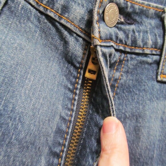 Levi's 505 Men's Jeans 34x30.5 Medium Wash Amazing Cond ~ Dry Cleaned & Pressed! - Picture 9 of 16